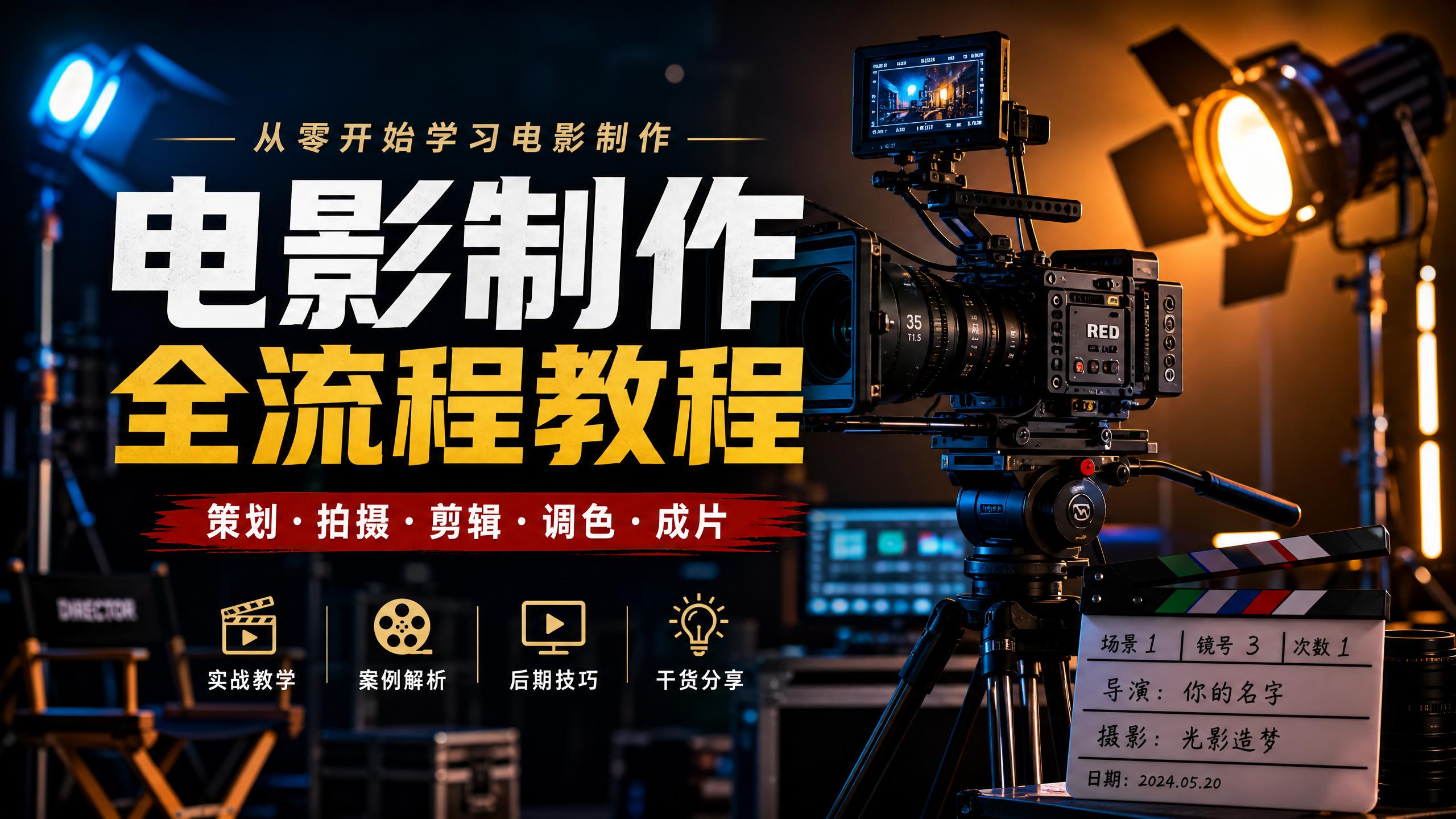 糖心vlog电影制作全流程视频教程